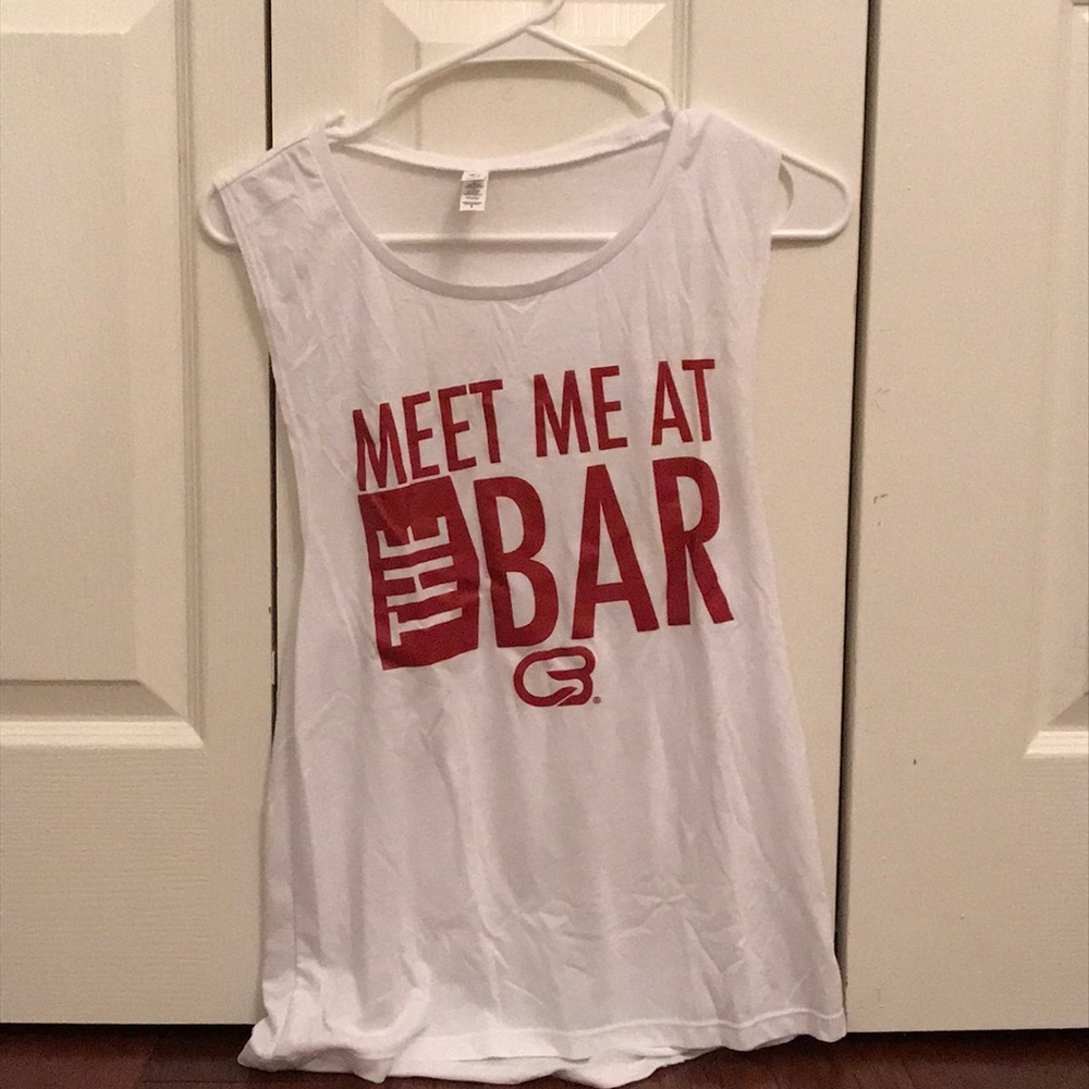Cyclebar Meet me at the Bar Muscle Tank
